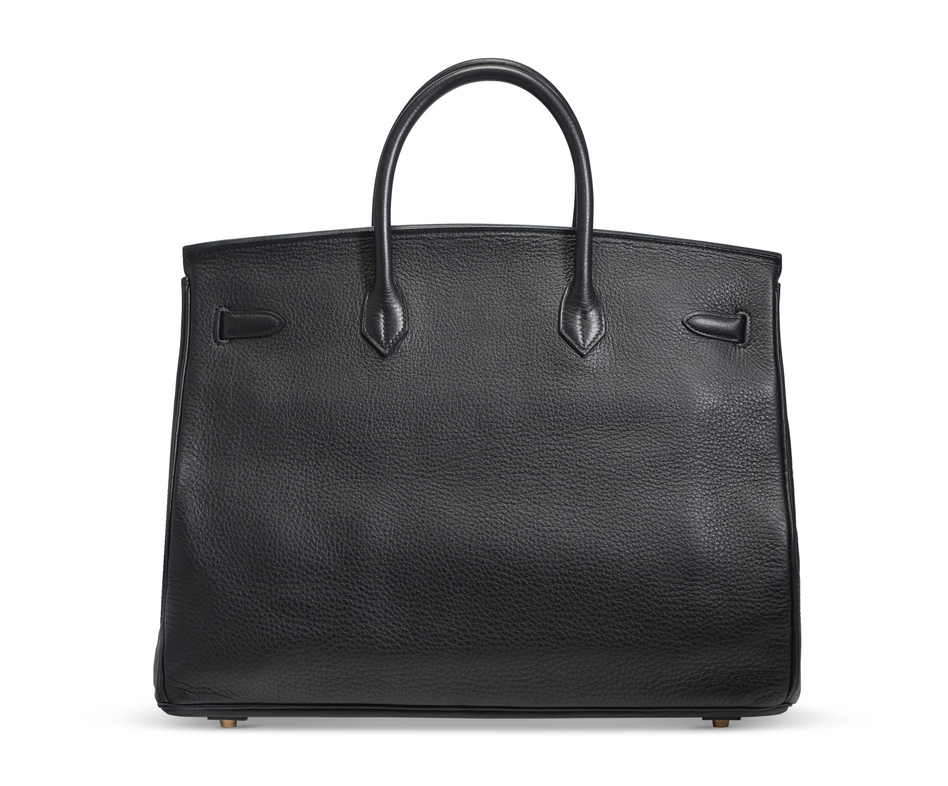 A BLACK CLÉMENCE LEATHER BIRKIN 40 WITH GOLD HARDWARE, HERMÈS