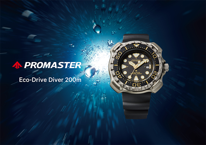 CITIZEN PROMASTER Three new Eco-Drive Diver 200m models inspired