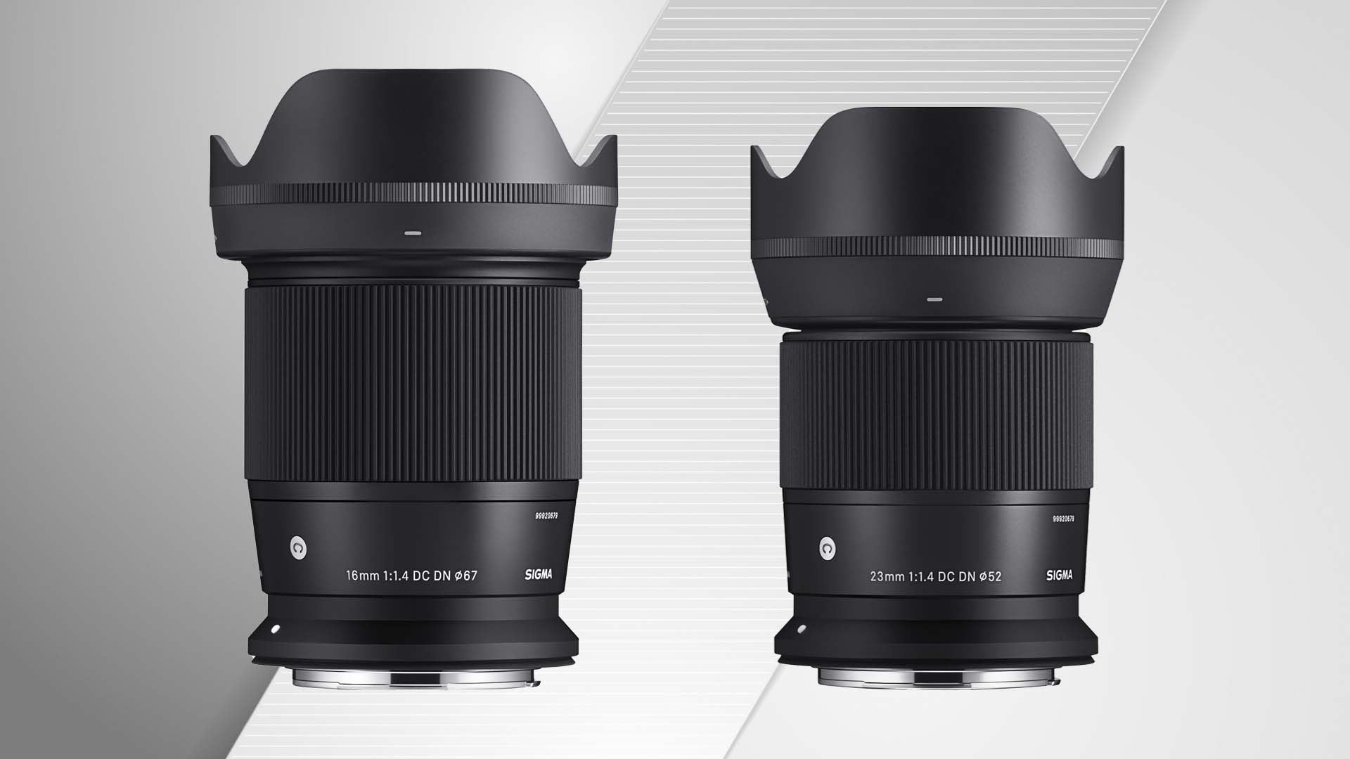 シグマがRFマウント用の16mm F1.4 DC DN｜Contemporaryと23mm F1.4 DC