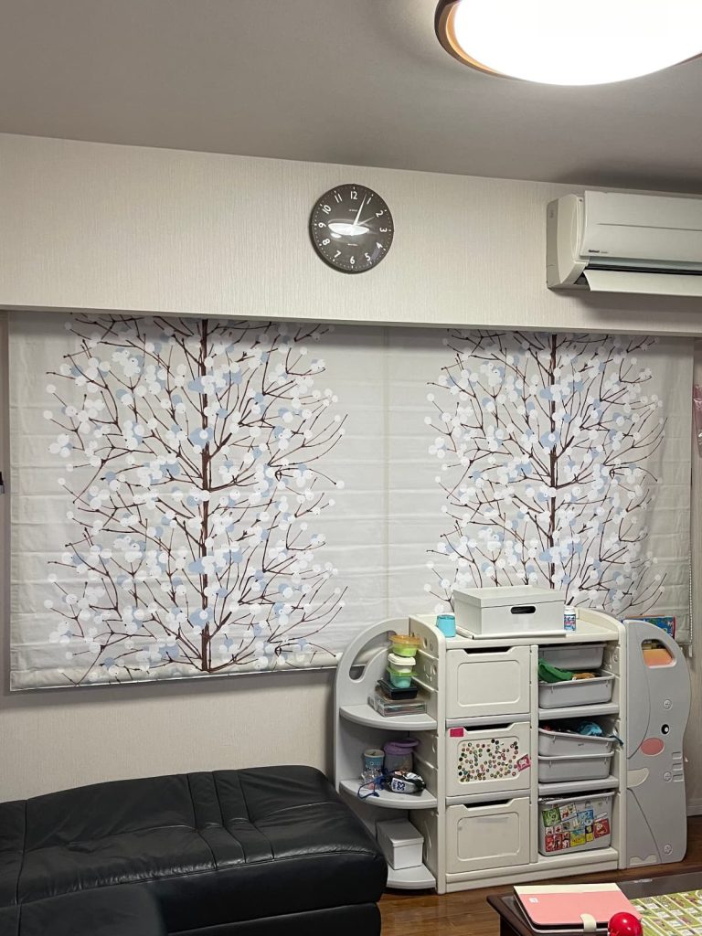 marimekko Lumimarja（ルミマルヤ）のツインシェードがアクセントに