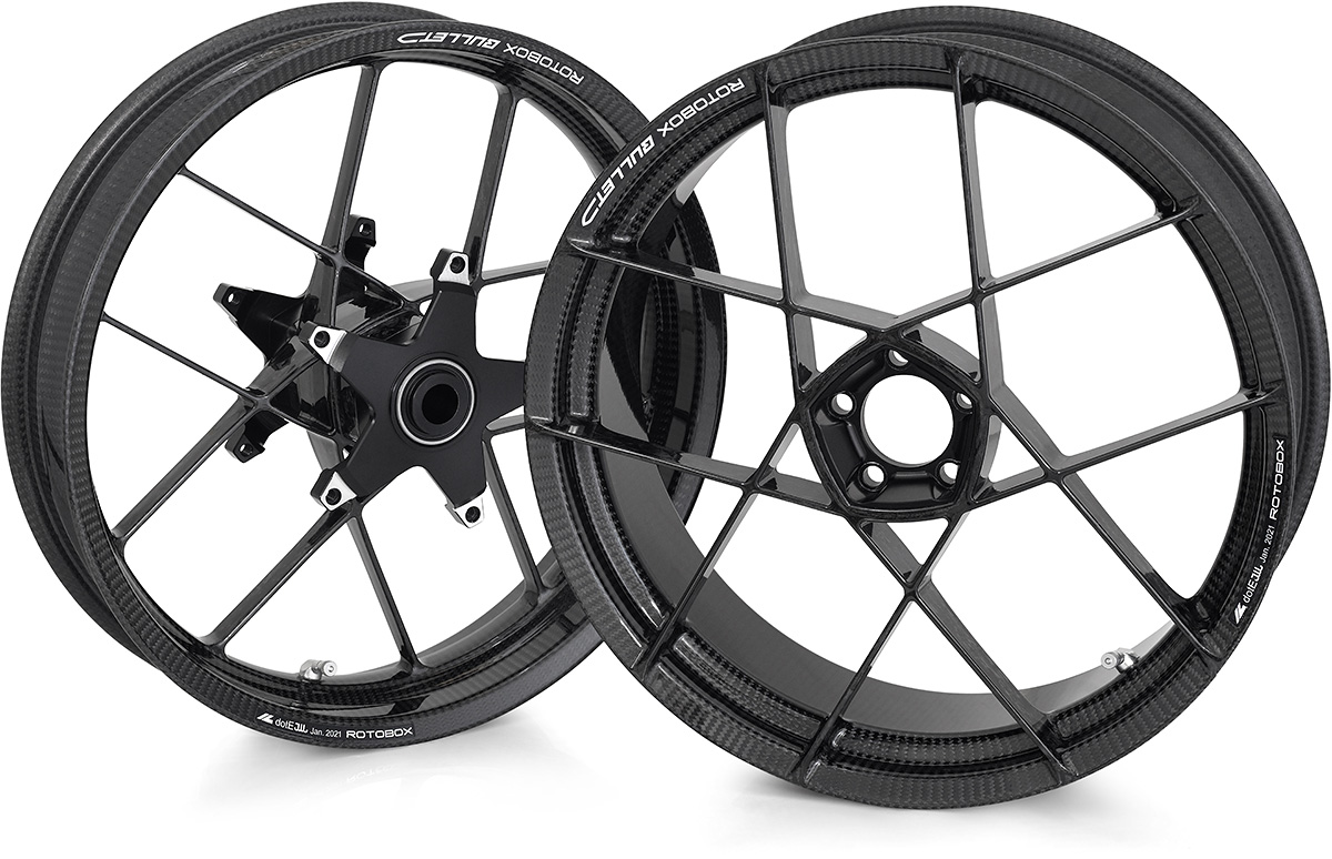 カーボンだけどスポークデザイン! ROTOBOX製カーボンホイールに