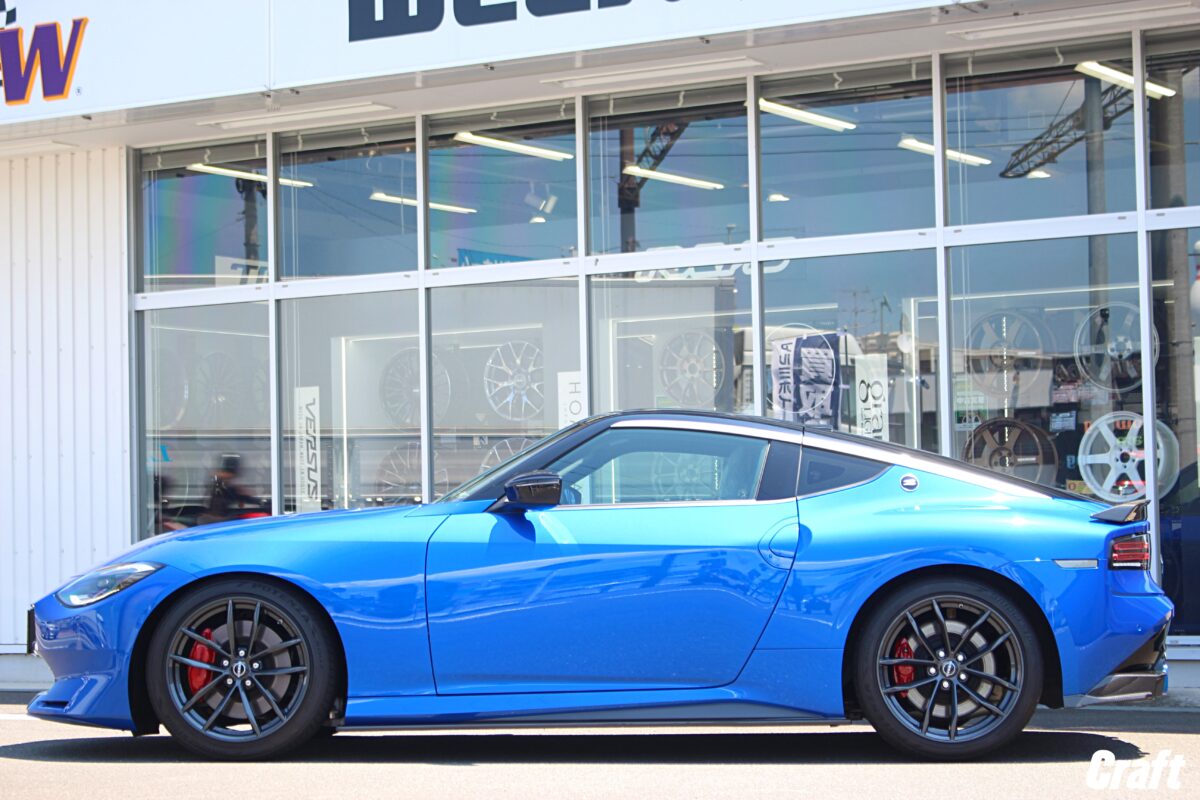 RZ34 」アケボノキャリパー車に19インチのTE37 SAGA S-Plus を装着