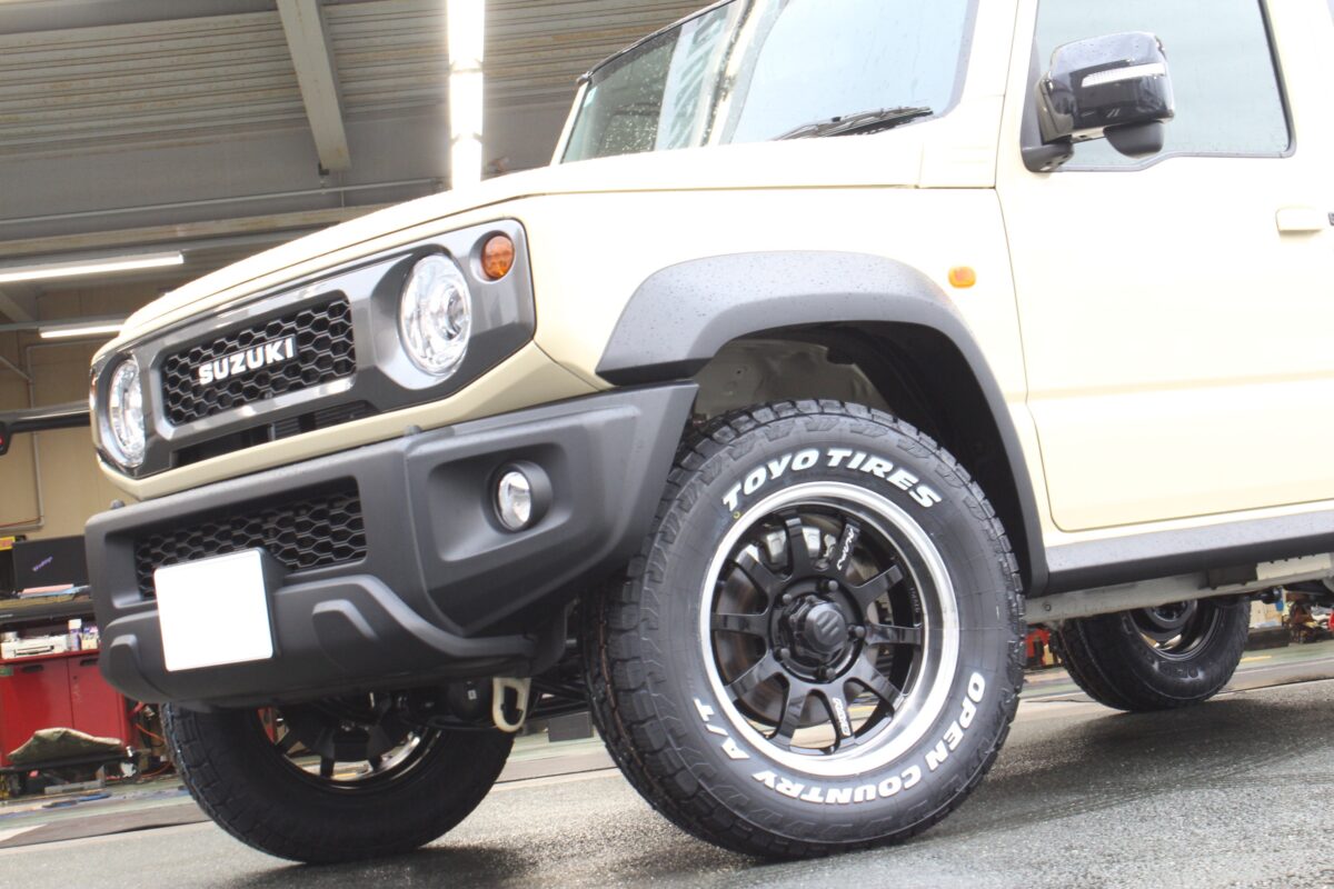 大人気のジムニー専用鍛造【RAYS A LAP J】を【SUZUKI ジムニーノマド