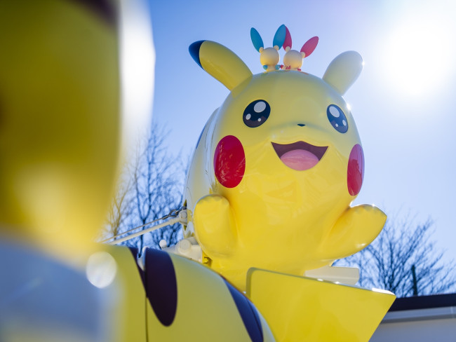 写真）ポケパーク カントー「ピカピカパラダイス」がお披露目！ 30匹の