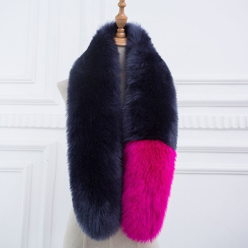 fake fox fur scarf scarves shawl フェイクフォックスファーストール