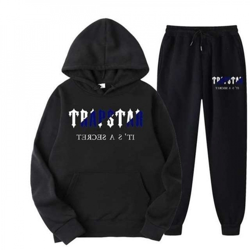 Unisex TRAPSTAR Letter Hoodie & Pants Sweatsuit Set ユニセックス