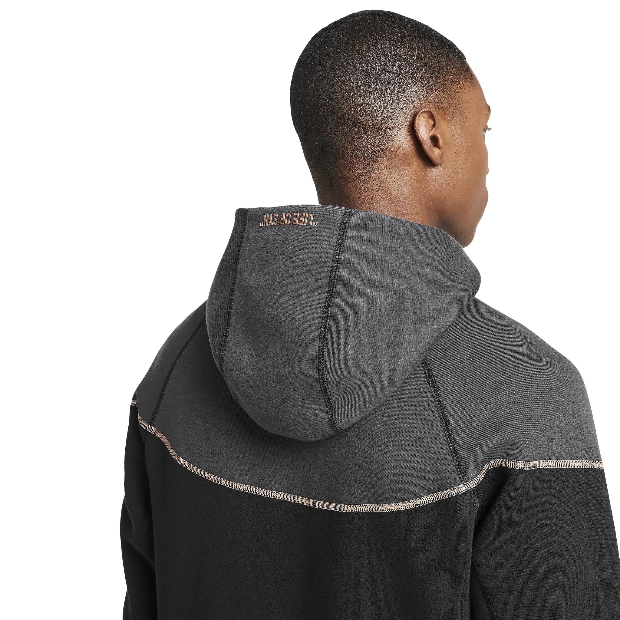 Syna World x Nike Central Cee Tech Fleece Black Hoodie | HQ3748-010