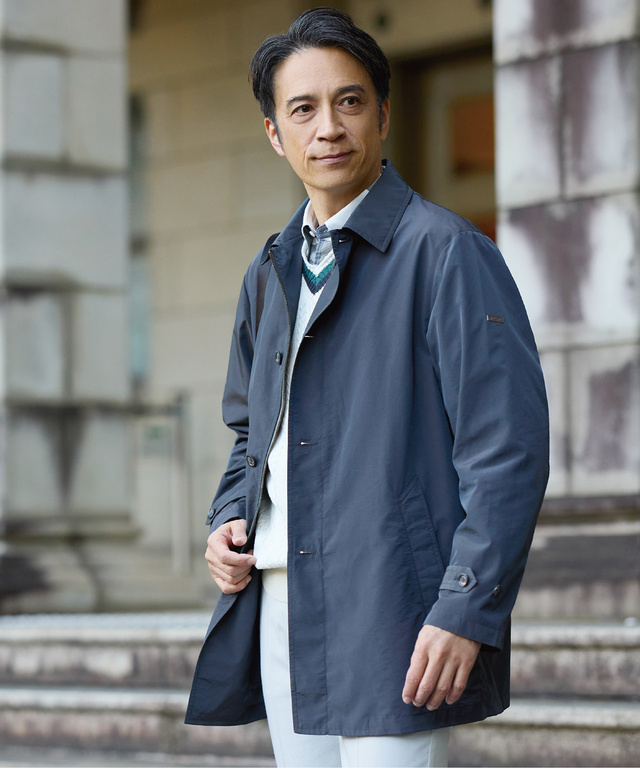 メンズ】”THE CROCODILE COAT” 寒い季節こそ際立つ、余裕のある装い
