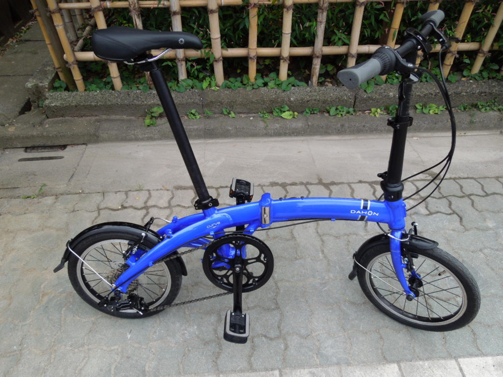 予想よりも普通に走ることができる16インチ折りたたみ自転車 DAHON