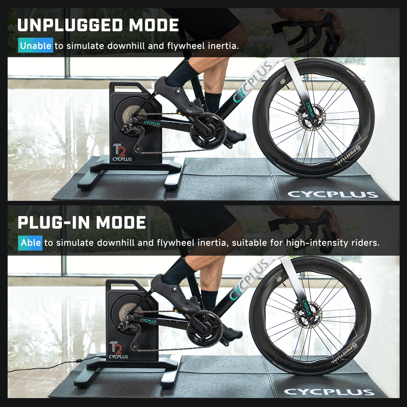 CYCPLUS T2 BLDC - モータードライブスマートトレーナー