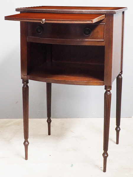 昭和レトロ★九州民芸家具　アンティーク電話台　飾り台　桜無垢材　欅材 公式】アンティーク家具ラフジュ工房商品詳細ページ和製ビンテージ