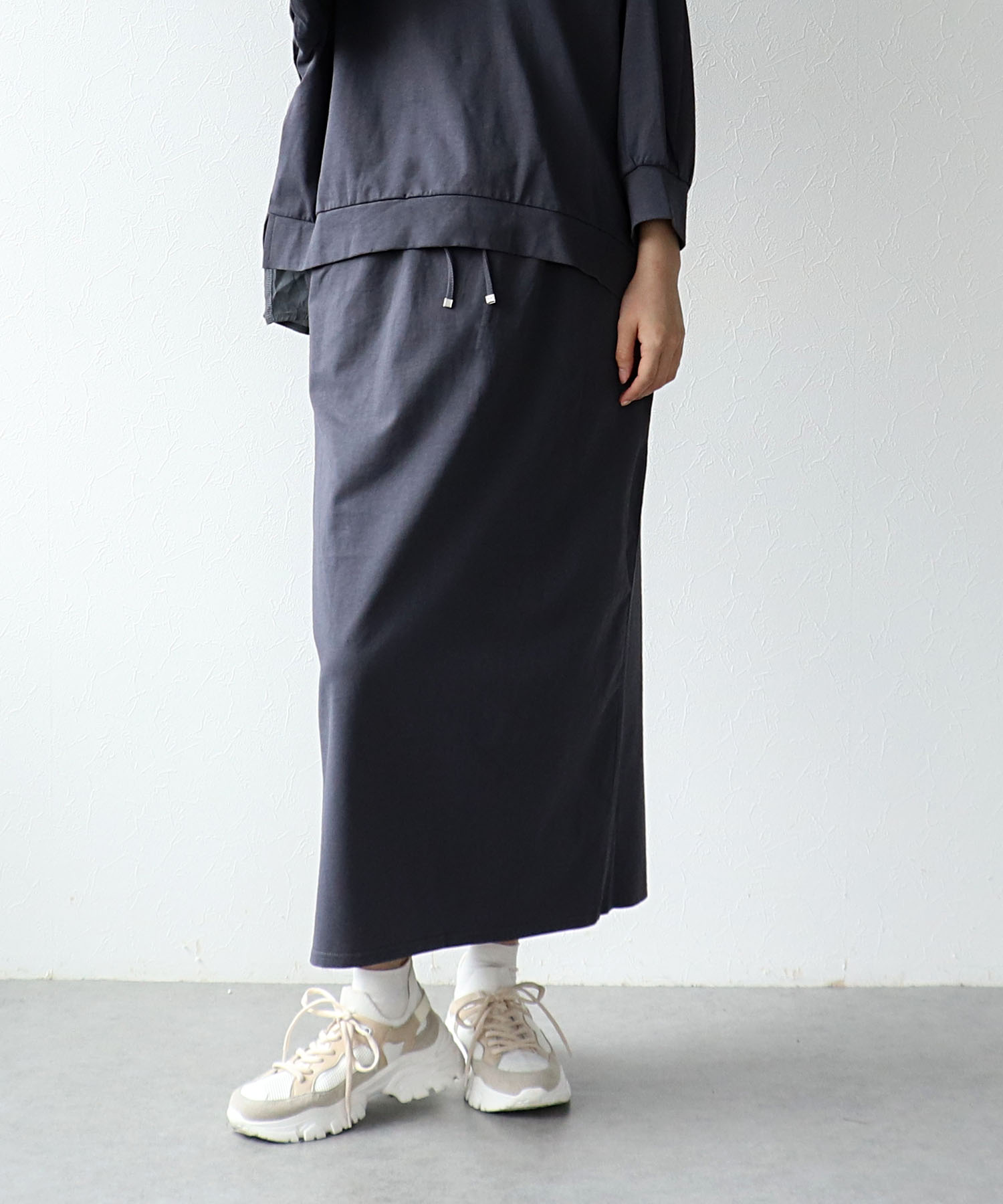 MVS天竺ロングスカート | AND ON JIONE STORE（アンドオン）ジオン商事