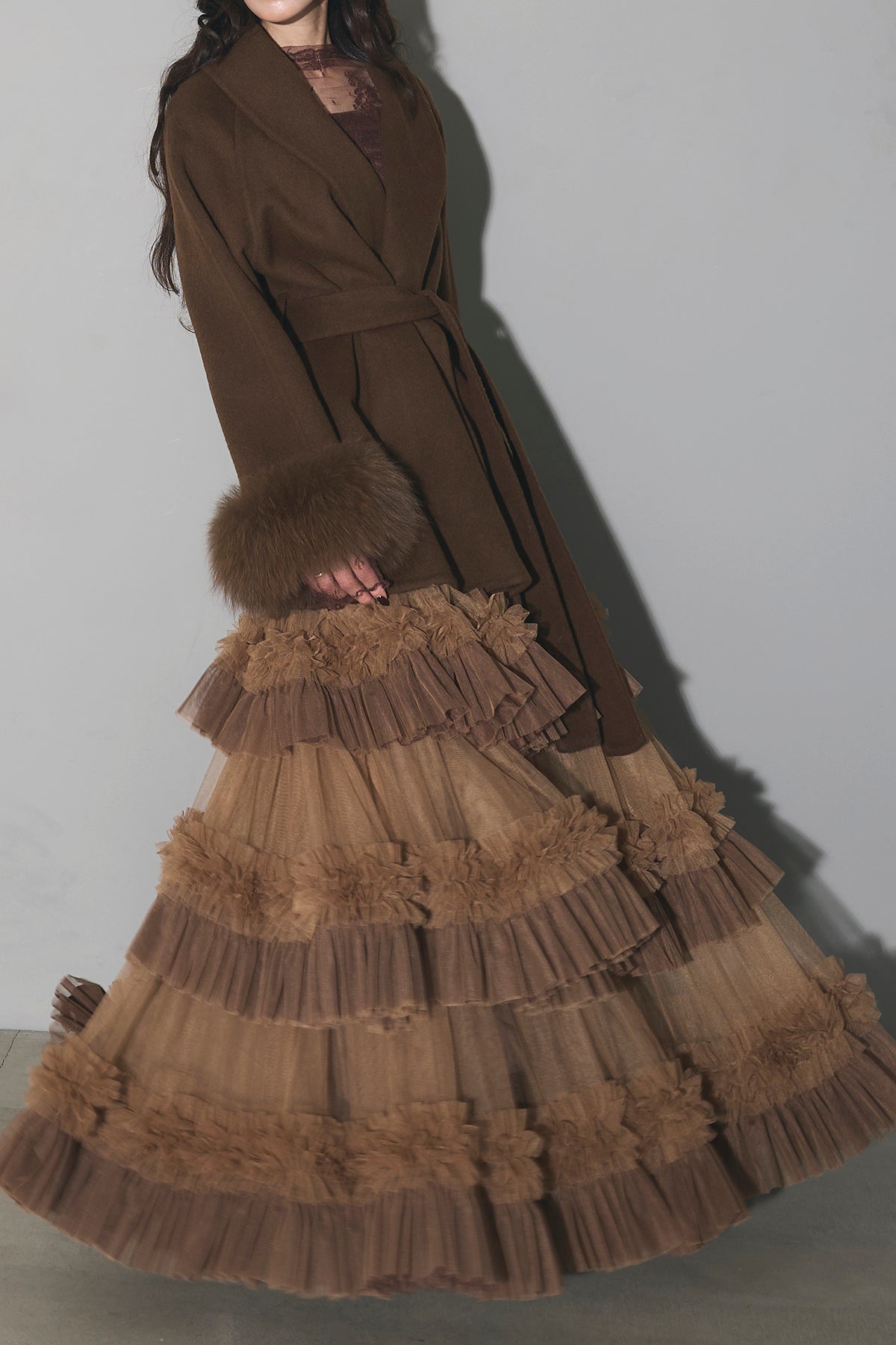 チュールフリルティアードスカート – ANDREA&Co.