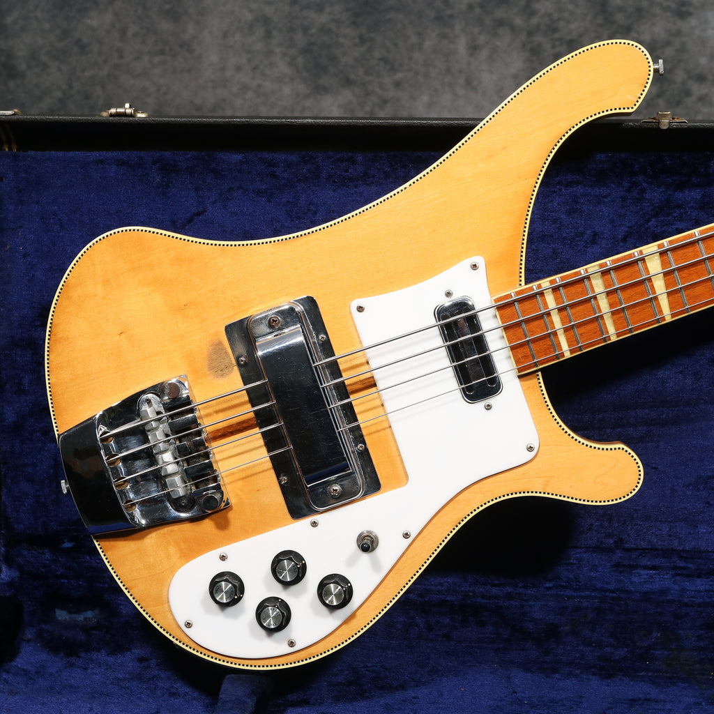 1973 Rickenbacker 4001, Mapleglo - Checkerboard – Andy Baxter Bass