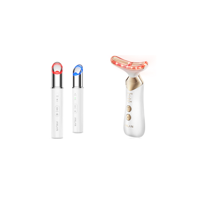 ANLAN RF温冷美顔器PRO 18K金メッキ 2MHz高周波 rf リフトアップ 美人