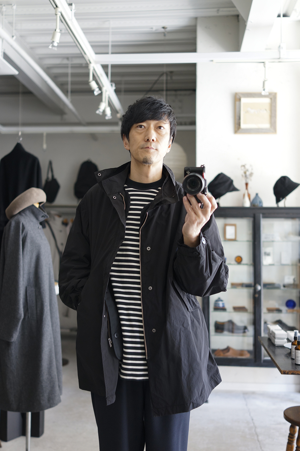 ATON」AIR VENTILE SHORT MODS COAT | ANOTHER LOUNGE