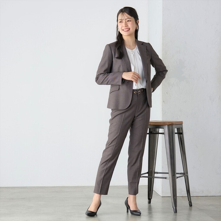 特価】【WEB限定価格】洗えるキレイスーツ 360°キレイ クロップド