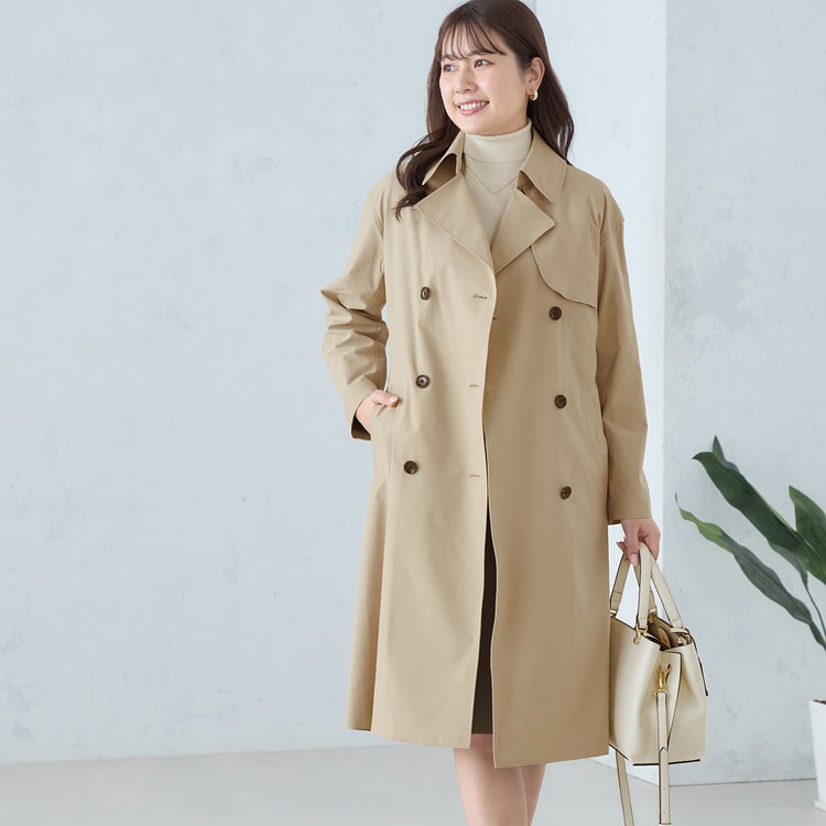 取り外しライナー付き ゆるトレンチコート 軽量 はっ水【AOKI公式通販】