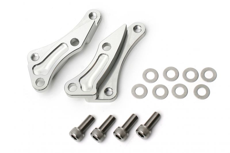 キャリパーサポート シルバー (65mmピッチ4PAD&STDローター径用) | ACTIVE