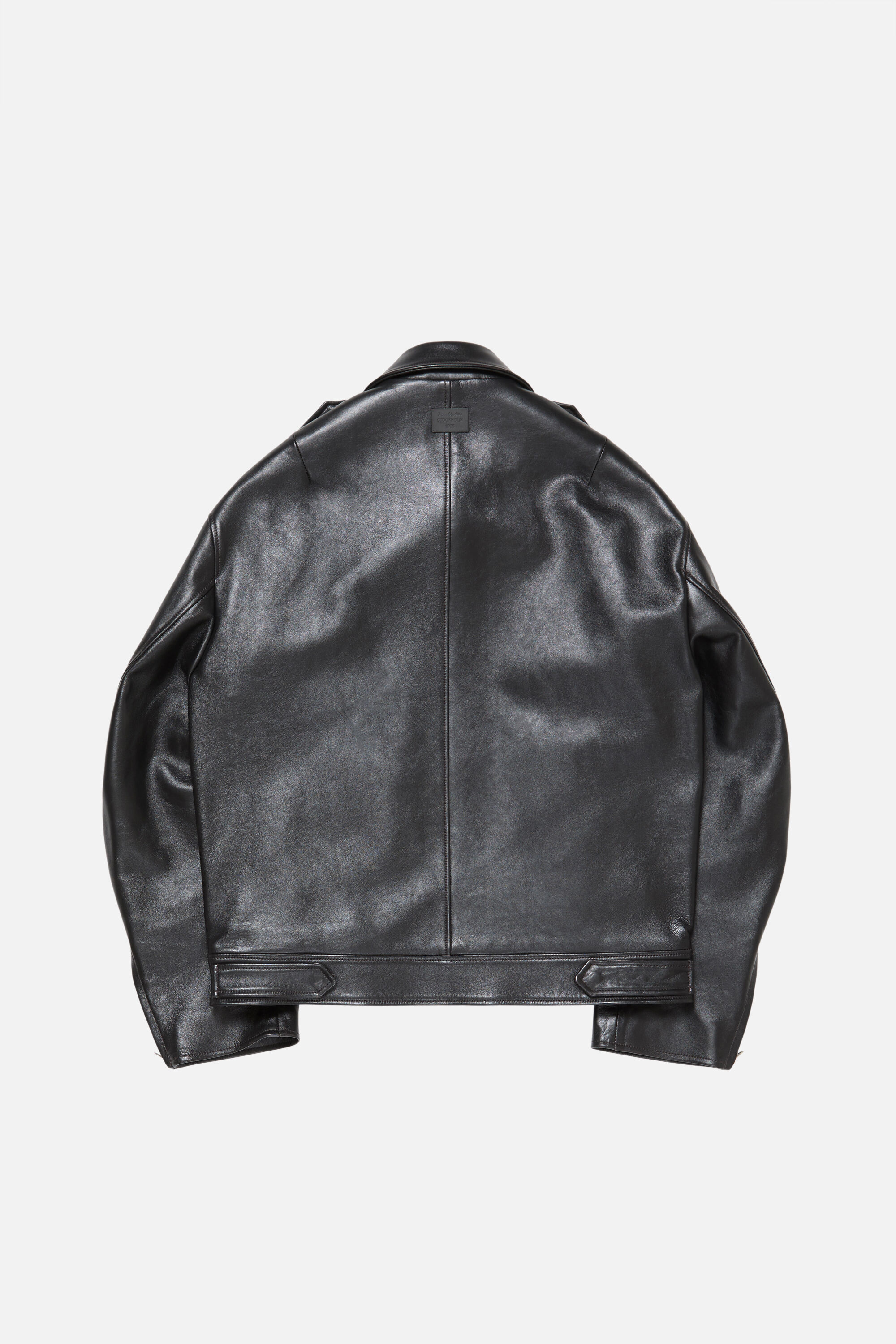 Acne Studios - レザーバイカージャケット - ブラック