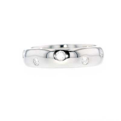 ティファニー TIFFANY & CO. / ドッツ リング【中古】 プラチナ