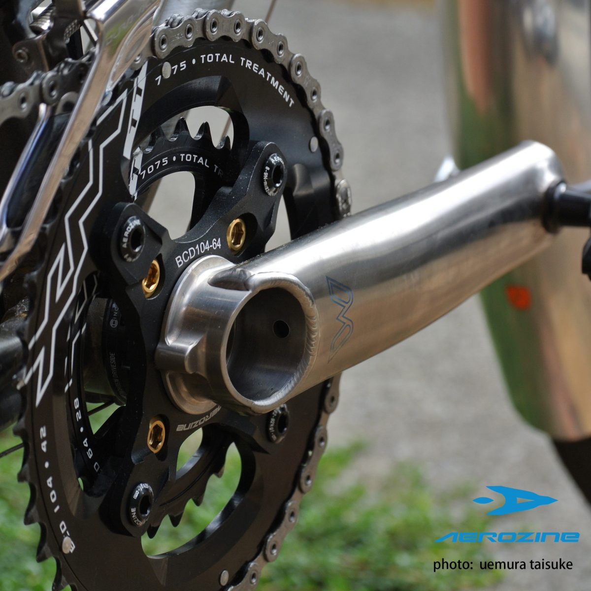 for MTB4 Bolts BCD 104mm Chainring Spider - AEROZINE