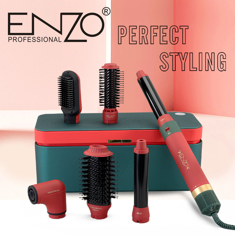 ENZO EN-6222 Multi-Head Styler – 6-Head Hair Styling Tool – Afaq