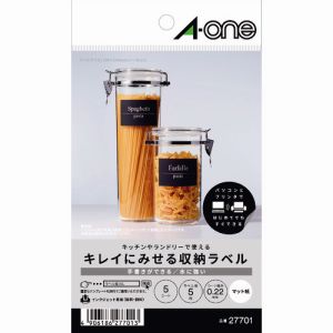 エーワン Aone エーワン 27713 キレイにみせる収納ラベル