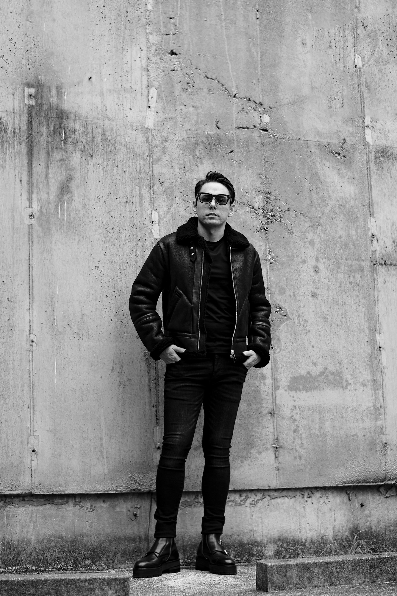 FIXER(フィクサー) F8 (エフエイト) B-3 MOUTON FLIGHT JACKET