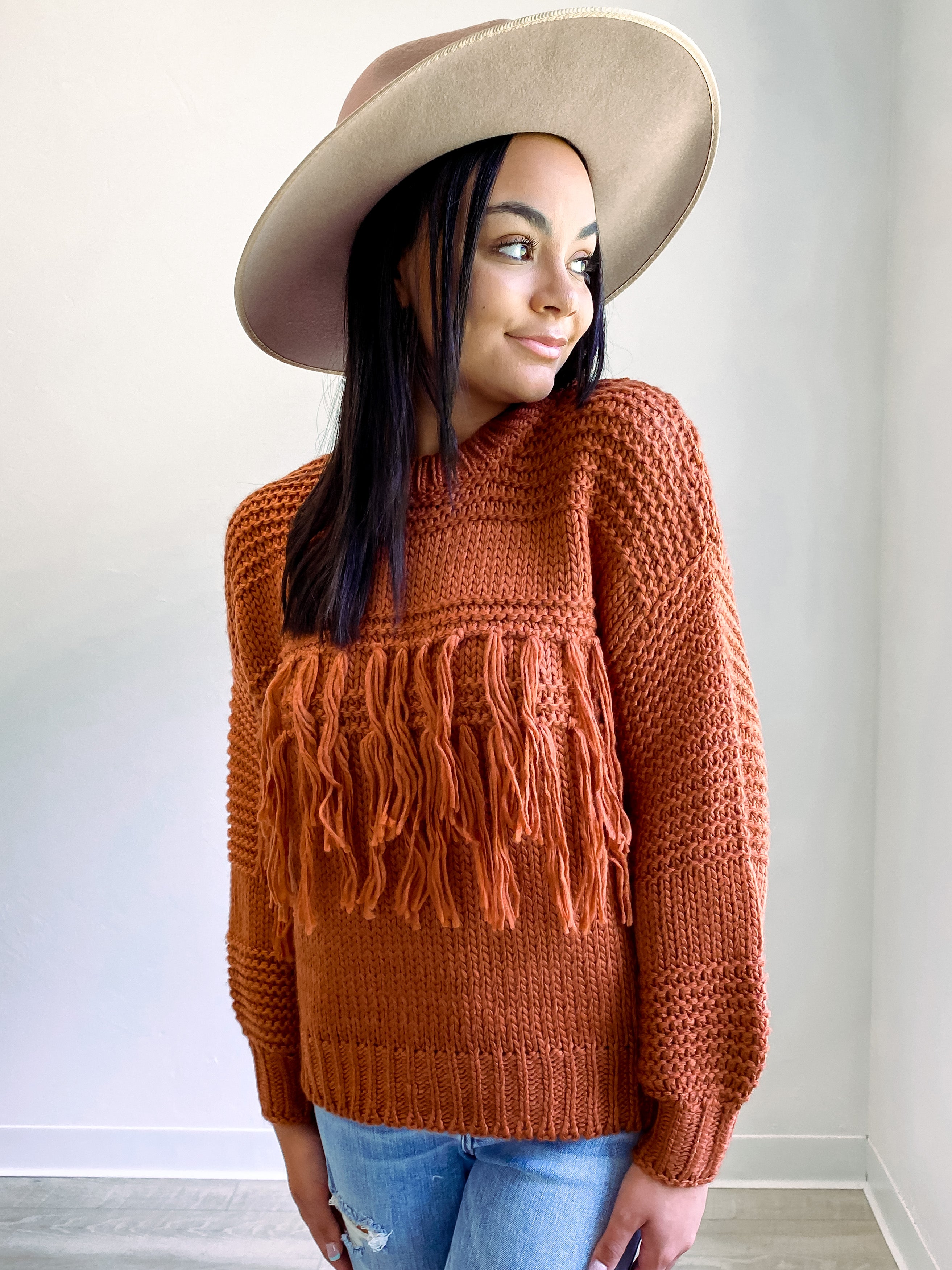 Desert Daze Chunky Fringe Sweater // MINKPINK – Ale Collective