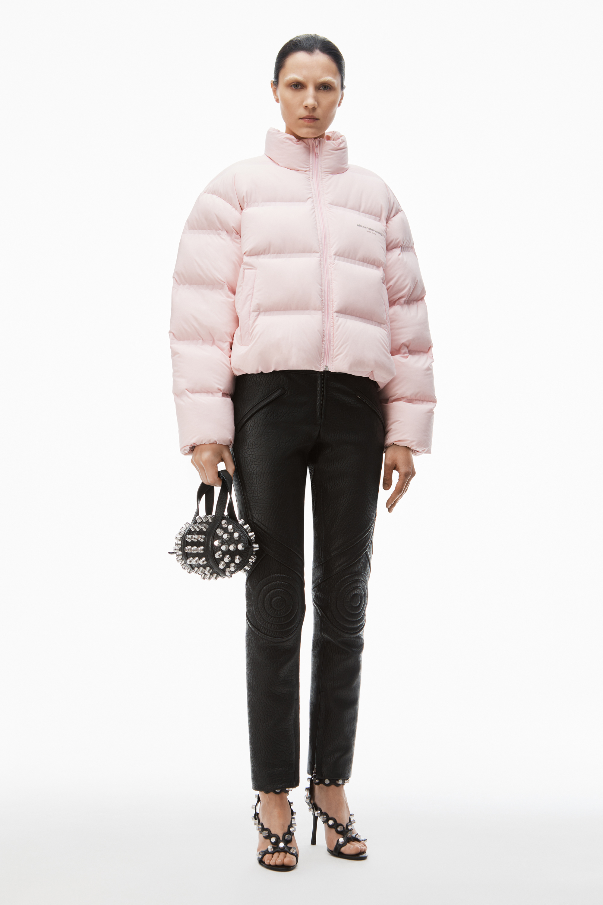 alexanderwang アレキサンダーワング ピンク リフレクティブロゴ