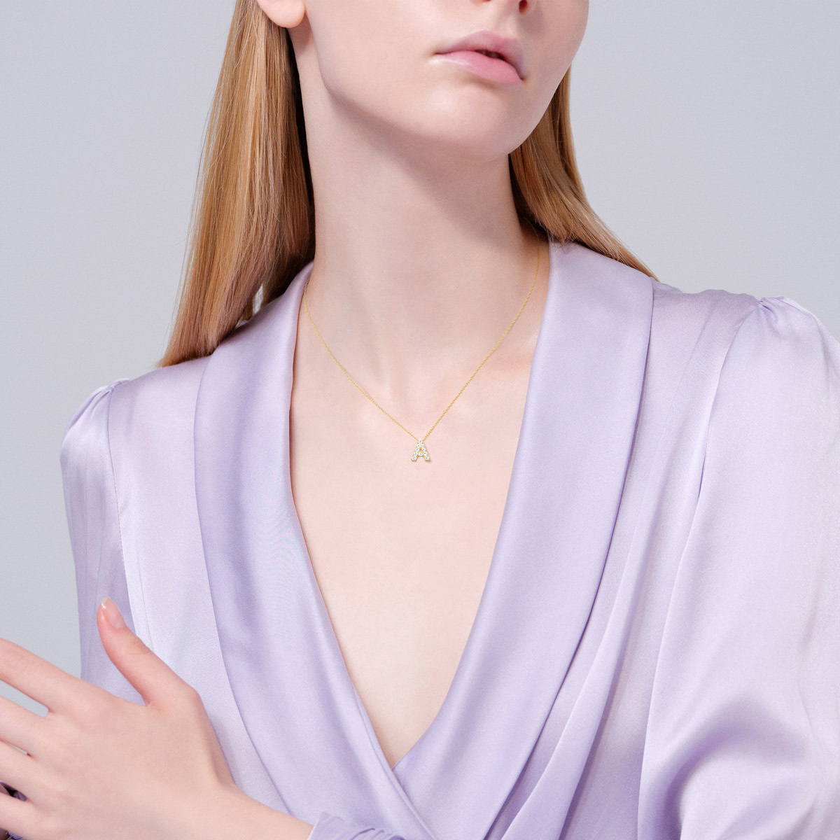 プルミエトワールイニシャル （U） ネックレス | AHKAH / アーカー