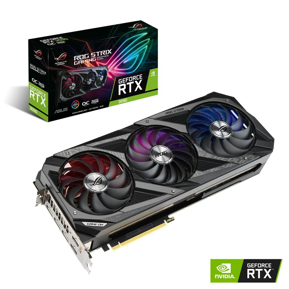 NVIDIA GeForce RTX 3090搭載グラフィックカード「ROG-STRIX-RTX3090