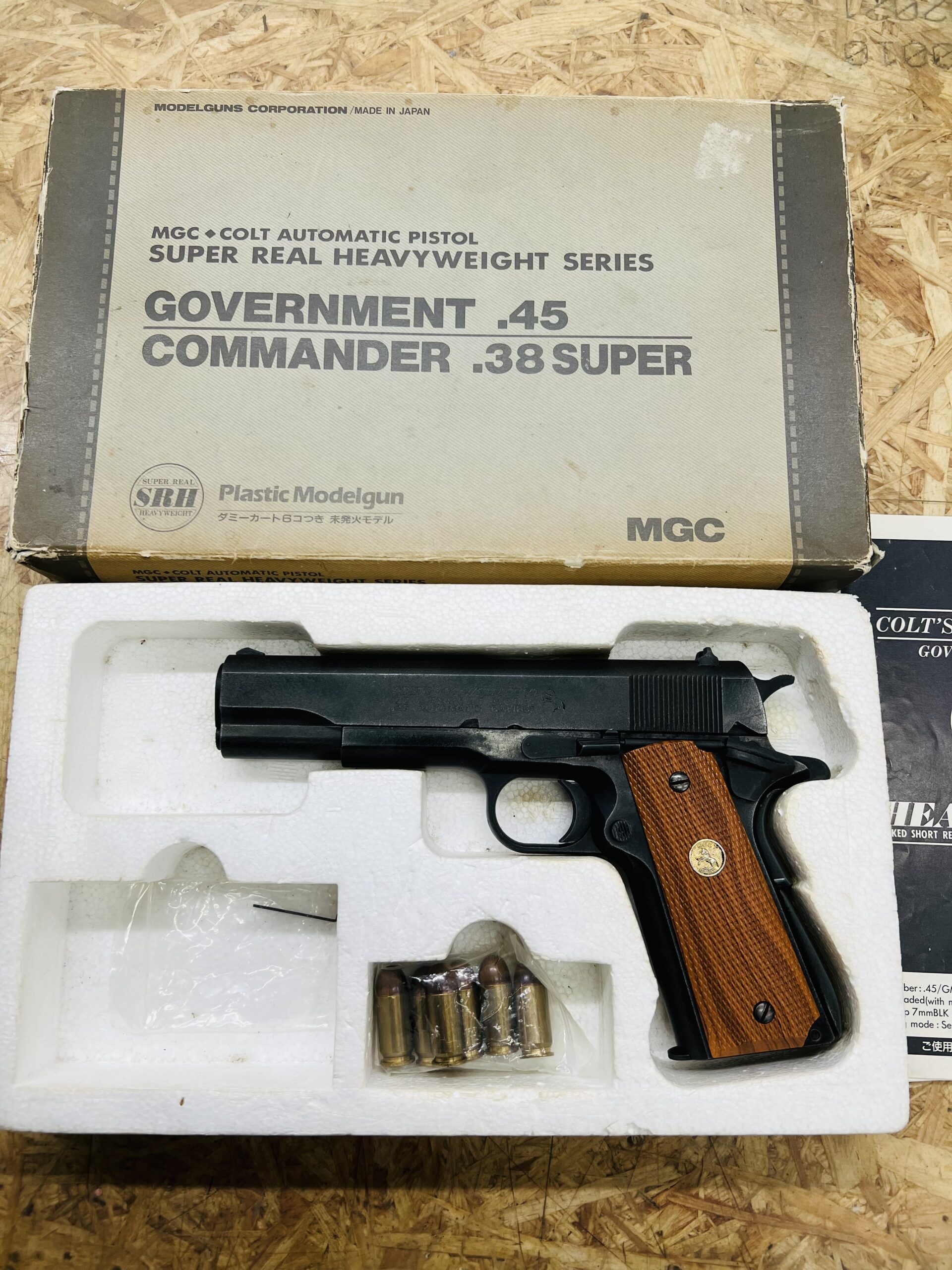 MGC コルトガバメント コンバットコマンダー .38 SUPER モデルガン