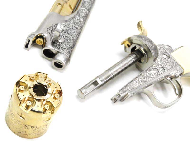 マルシン/フランクリンミント] コルト M1861 Navy カスター将軍の