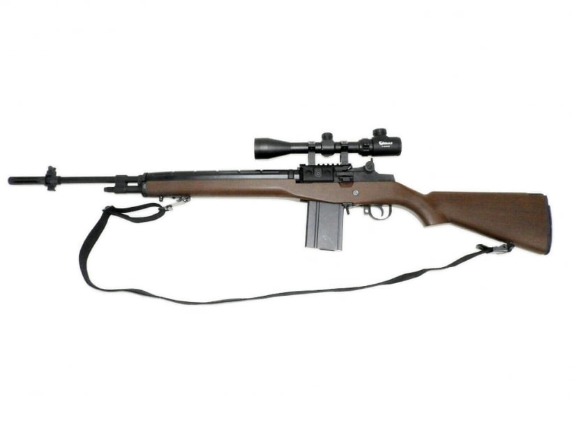 東京マルイ] U.S.ライフル M14 ウッドタイプストックver. スコープ