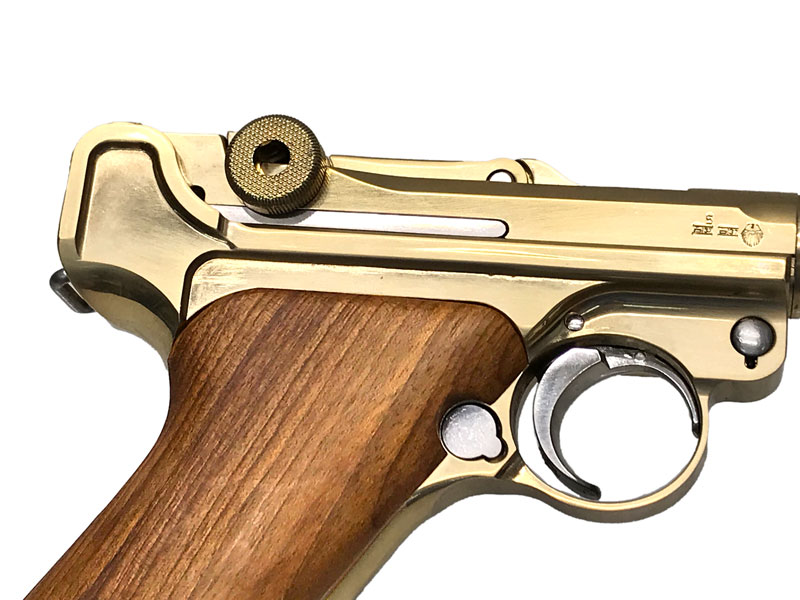 マルシン] ルガー P08 4インチ Parabellum 金属モデルガン 木製