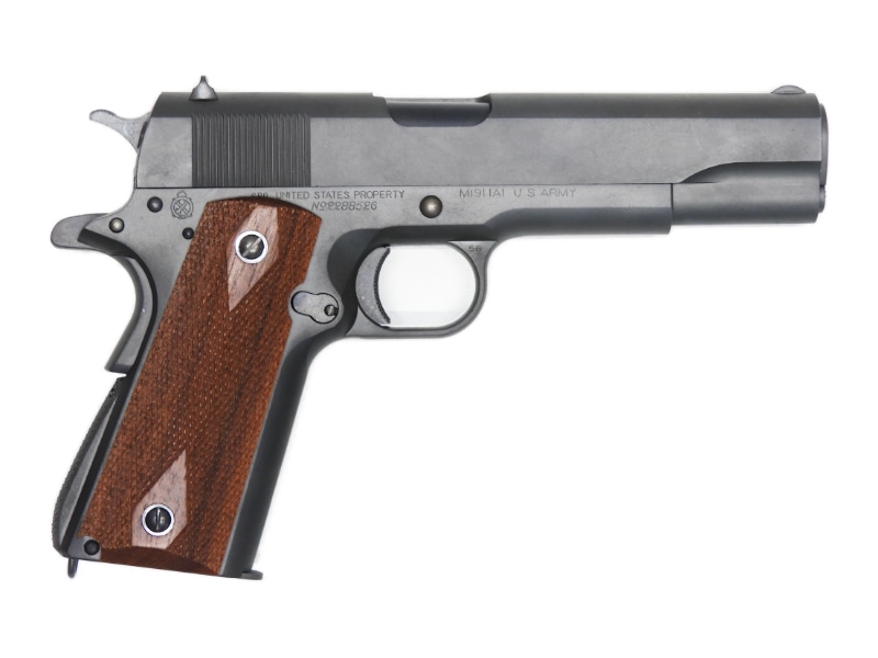 MGC] M1911A1 ガバメント HW 発火モデルガン 木製グリップカスタム