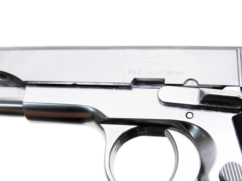 タナカ] コルトガバメント .380オート ステンレス ガスブローバック