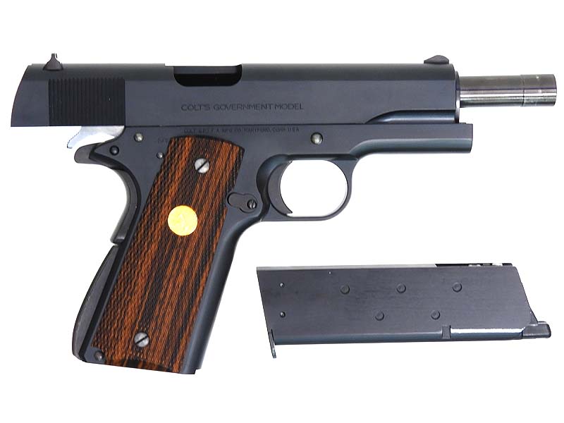 WA] コルトガバメント MKIVシリーズ70 ガンブラックver ガスブロー