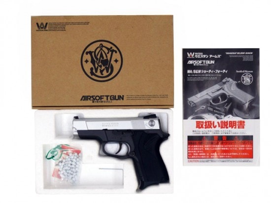 WA] S&W ショーティ.40 サイドキック HW 2トーン ガスブローバック