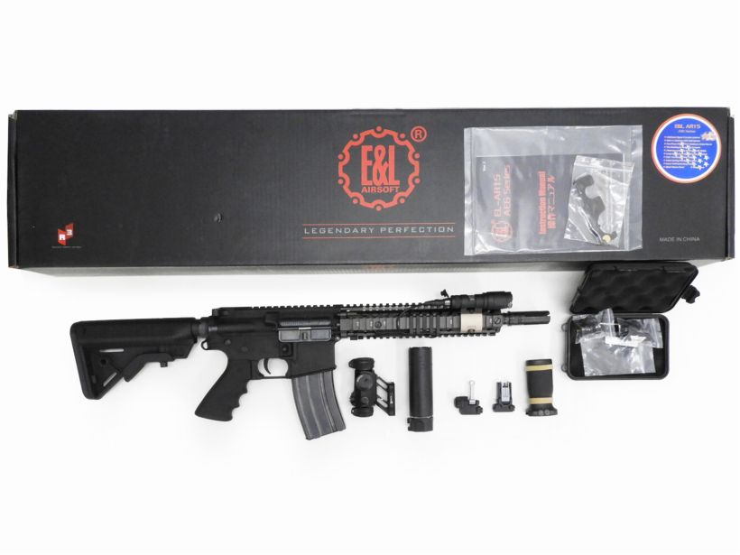 E&L] Mk18 Mod.1 ショップカスタム 各種付属品あり 電動ガン (中古)の