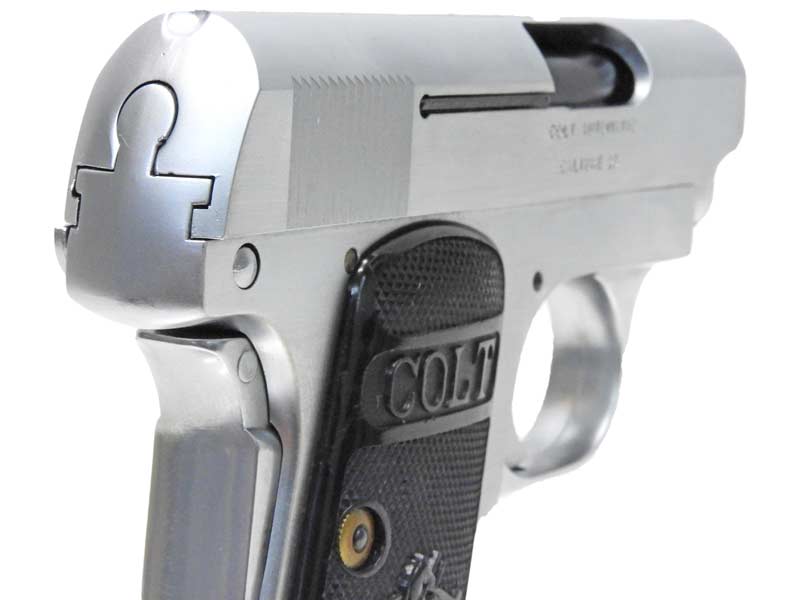コクサイ] コルト ポケット .25オート シルバー 発火モデルガン 動作