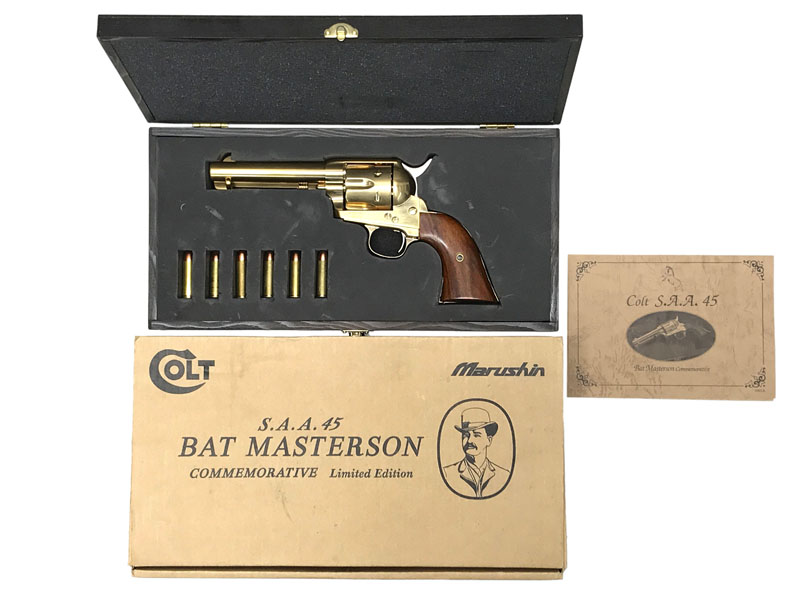 マルシン] コルトS.A.A. 45 BAT MASTERSON SMG金属モデルガン 木箱入り
