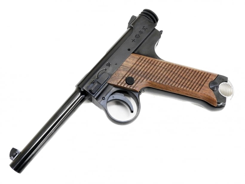 マルシン] 南部14年式 前期モデル 6mmBB Wディープブラック 木製