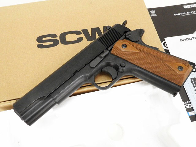 WA] コルト M1911 カーボンブラック HW ガスブローバック 実銃グリップ