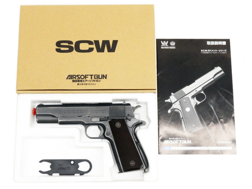 WA コルト M1911A1 プライベートライアン NEWバトルダメージver. Amazon | 【WAスーパーリアルガン】WA コルト M1911 A-1