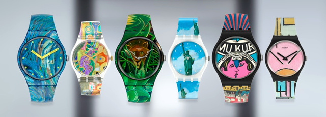 横尾忠則さんの作品、ゴッホやクリムトと並んで腕時計に：朝日新聞