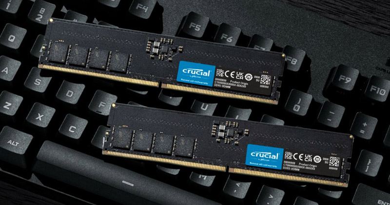 マイクロン社製、次世代デスクトップPC向けとなるCrucial DDR5メモリ