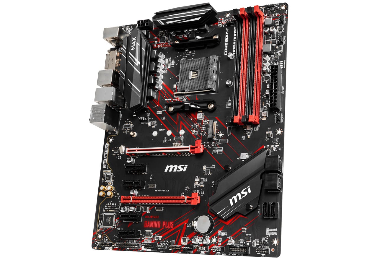 B450マザーボードとRyzen 7 3800XT DDR4 16GBメモリ B450マザーボード
